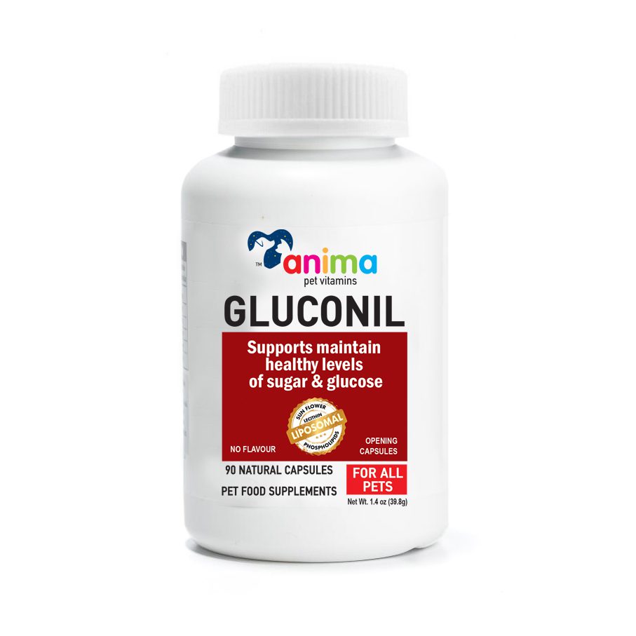 Anima-GLUCONIL - ANTIOXIDANT 380mg / 90 CAPS ANTΙ AGING.DETOX.CELL STRESS - Παραγωγη καλλυντικων
