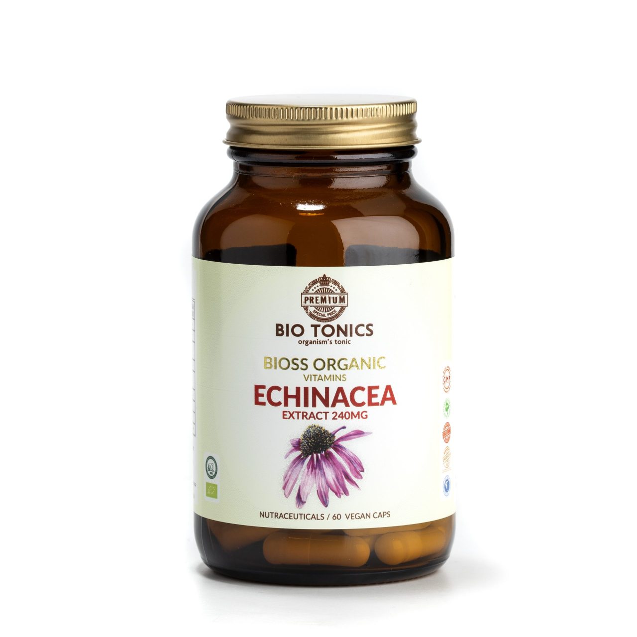 ECHINACEA EXTRACT 240mg 60 VEGAN CAPS