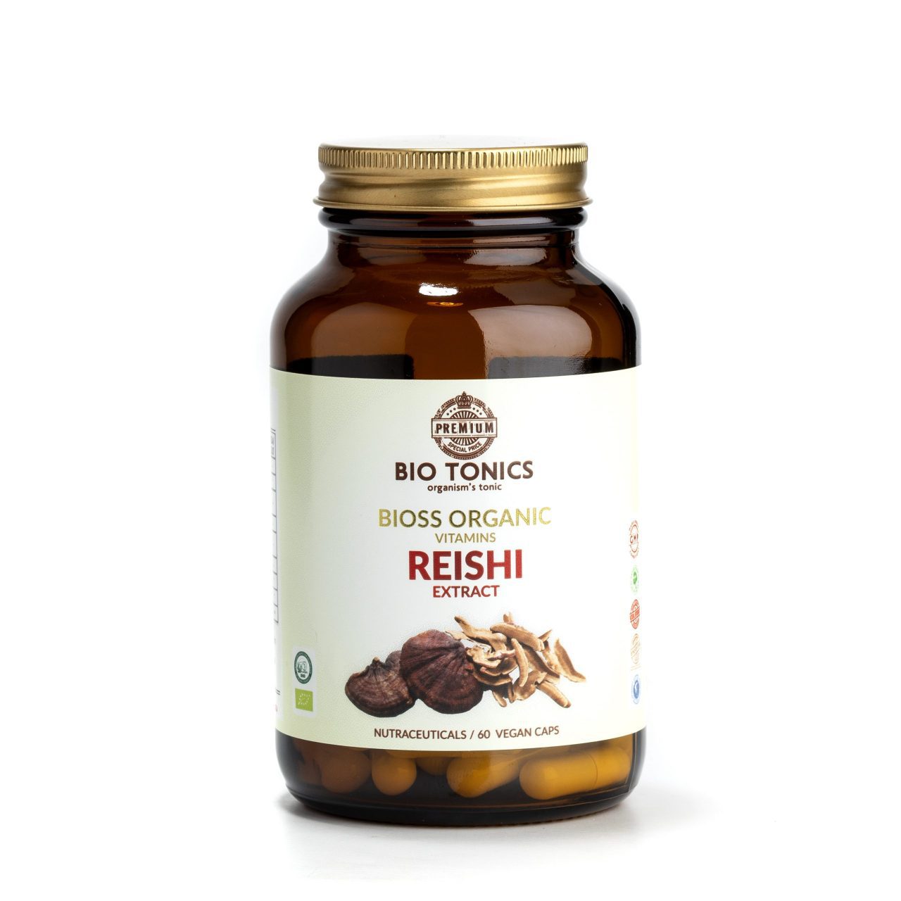 REISHI EXTRACT 350mg / 60 VEGAN CAPS