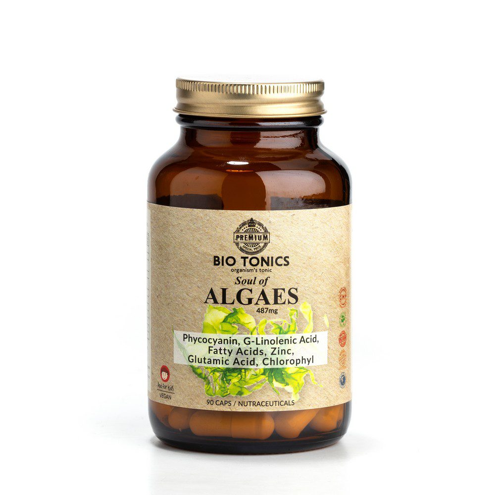 ALGAES PHYCOCYANINS EXTRACTS 487mg / 90 VEGAN CAPS / SEA DETOX