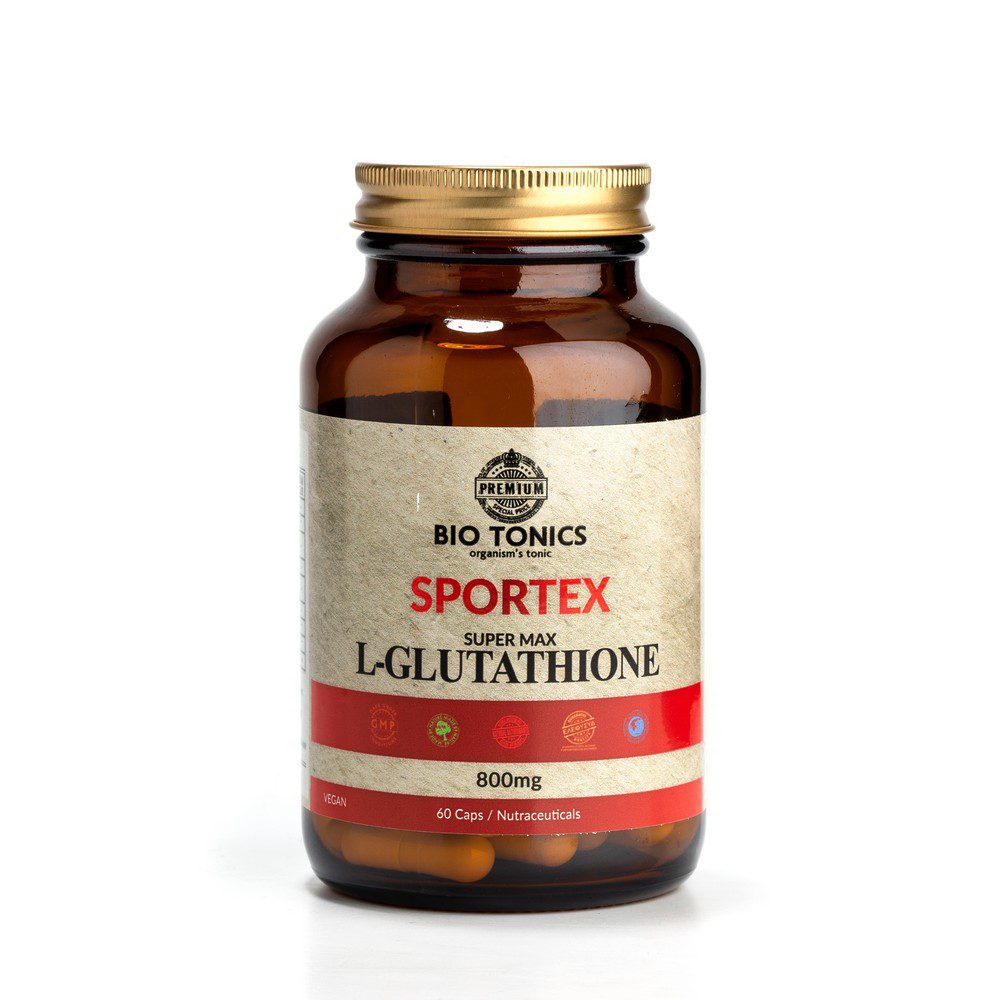 L - GLUTATHIONE 800mg / 60 VEGAN CAPS - SUPER MAX