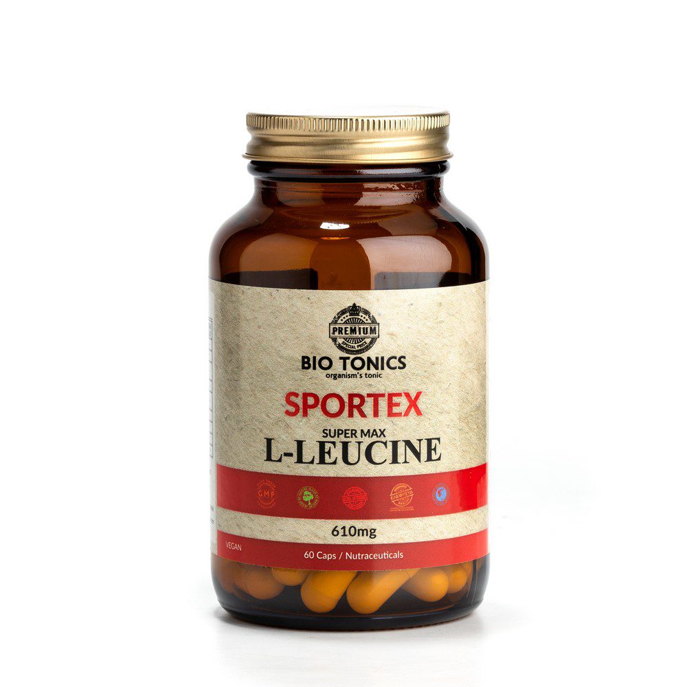 L - LEUCINE 610mg / 60 VEGAN CAPS SUPER MAX