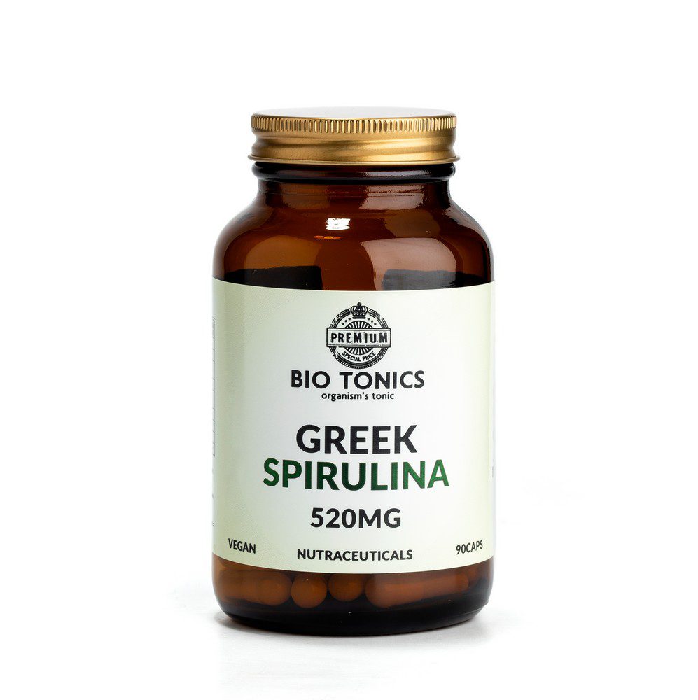 GREEK SPIRULINA EXTRACT 520mg / 90 VEGAN CAPS